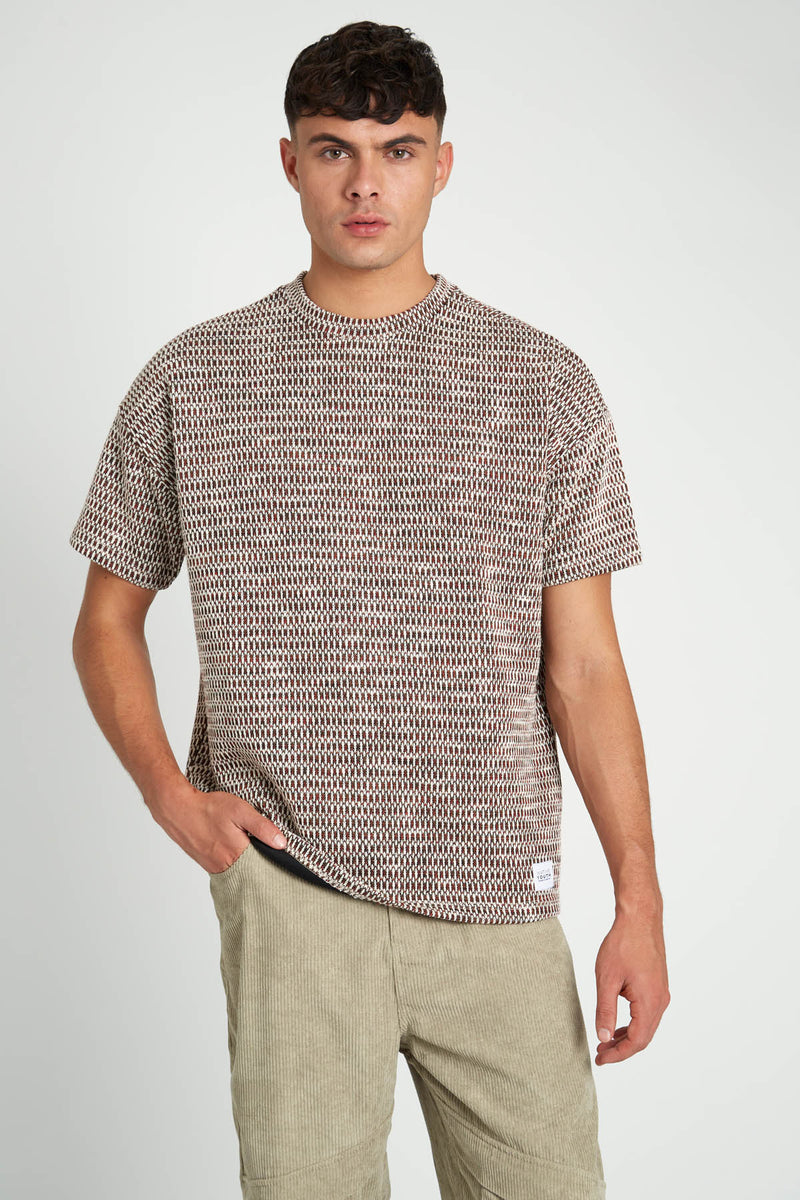 CARVER RELAXED FIT JACQUARD T-SHIRT